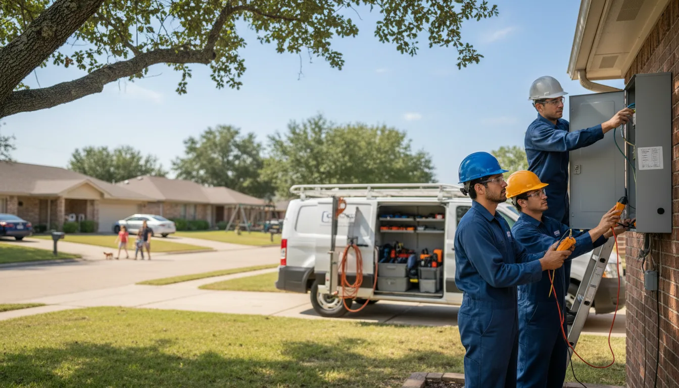 Certified electrician providing emergency electrical services in Alpha, IL